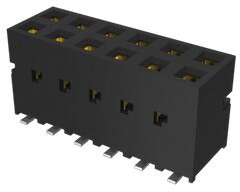 89898-305ALF/C, Гнездо; провод-плата; "мама"; DUBOX; 2,54мм; PIN: 10; SMT; позолота