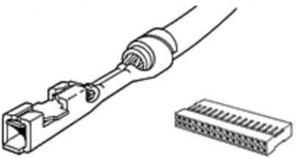 48234-000LF, CONTACT, SOCKET, 26-22AWG, CRIMP