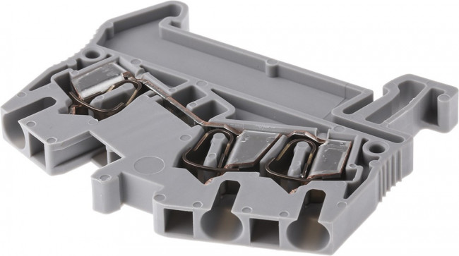 3031720, STS 2.5-TWIN Series Grey DIN Rail Terminal Block, 0.08 4mm², Single-Level, Spring Clamp 3031720, STS 2.5-TWIN Series Grey DIN Rail Terminal Block, 0.08 4mm², Single-Level, Spring Clamp