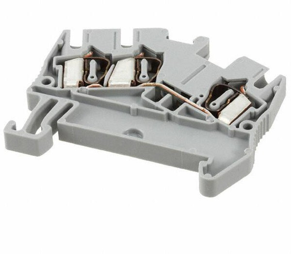 3031720, STS 2.5-TWIN Series Grey DIN Rail Terminal Block, 0.08 4mm², Single-Level, Spring Clamp 3031720, STS 2.5-TWIN Series Grey DIN Rail Terminal Block, 0.08 4mm², Single-Level, Spring Clamp