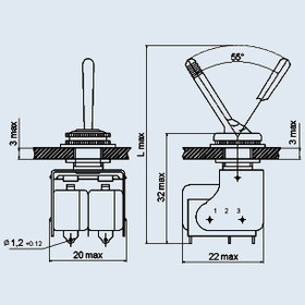 ПТ8-7В, Тумблер