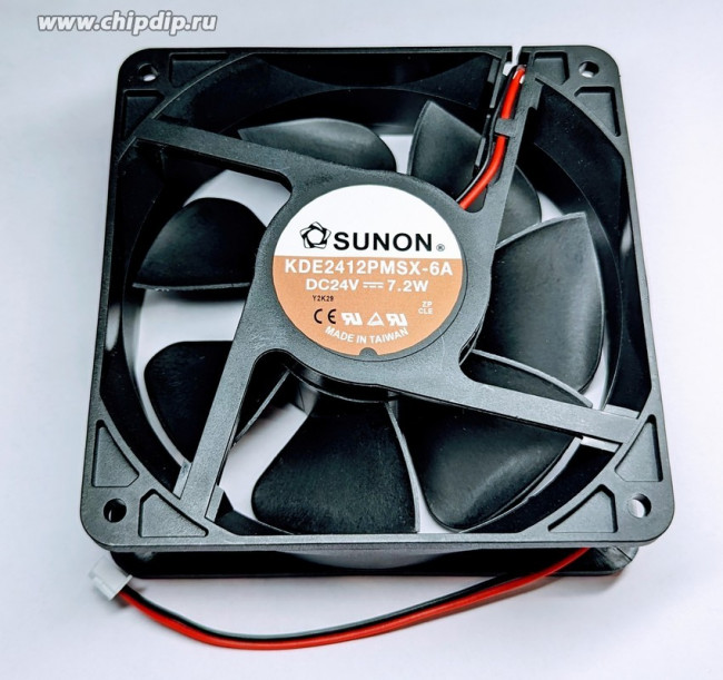 Вентилятор Sunon KDE2412PMSX-6A 24V DC 7.2W 120X38 2pin