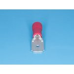 RM250 (SG57643A) (TAI-1.25М), Клемма ножевая 6.3мм, вилка, изолированная, провод 0.25-1.5мм² (красна