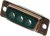 DAM3W3PN, D SUB HOUSING, PLUG, DA-3W3, 3POS