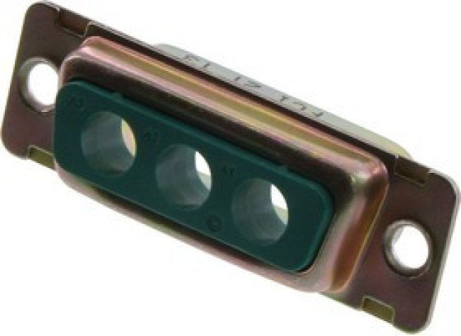 DAM3W3PN, D SUB HOUSING, PLUG, DA-3W3, 3POS