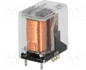 V23154D0721F104, Реле электромагнитное, DPDT, Uобмотки 24ВDC, 5А, миниатюрное
