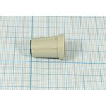 Ручка круглая диаметр 15мм, диаметр регулятора 6.0мм, пластик, серый/синий, CPP-AA;№9920 ручка d6,0z