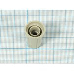 Ручка круглая диаметр 15мм, диаметр регулятора 6.0мм, пластик, серый/синий, CPP-AA;№9920 ручка d6,0z