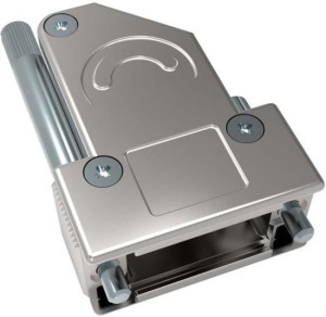 2-2308340-2, Die Cast Zinc Angled D Sub Backshell, 9, 15 Way 2-2308340-2, Die Cast Zinc Angled D Sub Backshell, 9, 15 Way