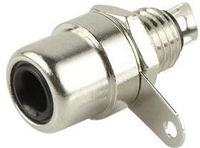 RCJ-037, RCA Phono Connectors RCA jack, 1P, vertical, panel mount, OR