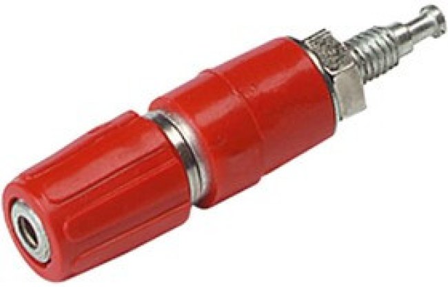 930268101, Red Female Banana Plug Solder 30 V ac, 60 V dc 930268101, Red Female Banana Plug Solder 30 V ac, 60 V dc