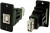 CP30607NX, Адаптер USB, Plain Hole, Гнездо USB Типа B, Гнездо USB Типа A, USB 2.0, Slim FeedThrough