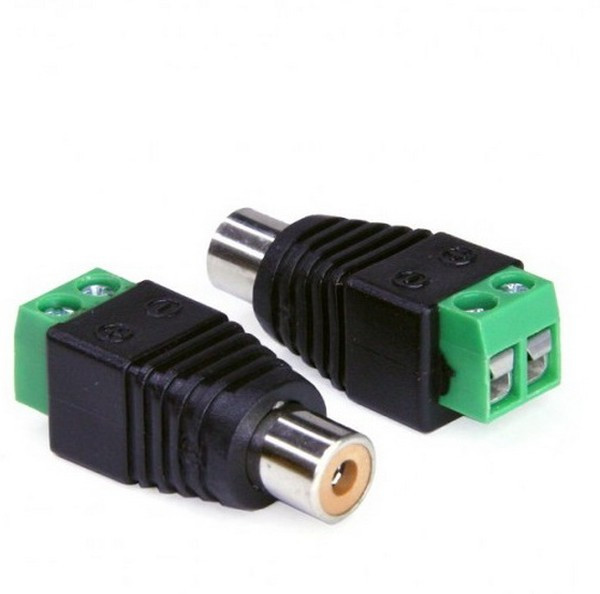 JT 1270, Разъем гнездо RCA (мама) с клеммной колодкой