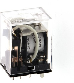 LY2-12AC, Реле: электромагнитное, DPDT, Uобмотки: 12ВAC, 10A/110ВAC, 10А