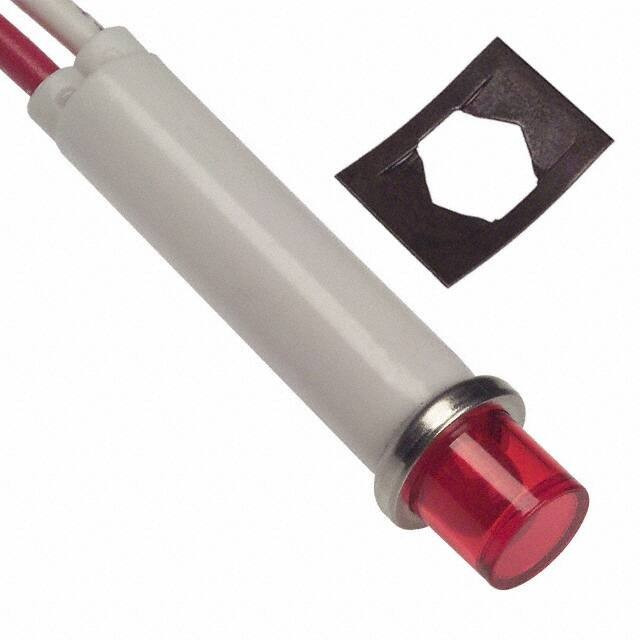 2191L1-6V, LED Panel Mount Indicators RED DIFFUSED 5/16" MOUNTING HOLE