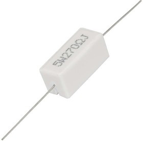 RX27-1 270 Ом 5W 5% / SQP5, Мощный постоянный резистор , керамо-цементный корпус