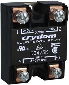 D1225K, Relay SSR 12mA 32V DC-IN 25A 140V AC-OUT