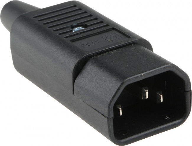 4735.0000, IEC Power Connector, IEC C14 Plug, 15 А, 250 В AC, Винт, Монтаж на Кабель 4735.0000, IEC Power Connector, IEC C14 Plug, 15 А, 250 В AC, Винт, Монтаж на Кабель