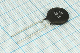 Термистор 10 Ом\ 5А\16x 6\t\MF72-10D15; № Р-t термистор 10 Ом\ 5А\16x 6\t\MF72-10D15\