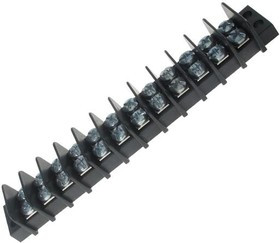 38760-0112, TERMINAL BLOCK, BARRIER, 12POS, 14AWG