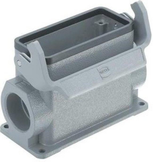19300160292, Heavy Duty Power Connectors SURFACE MOUNTING HSG HAN 16B 2 SIDE ENTRY