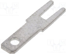 61-3391-21/0030, Наконечник: плоский, 2,8мм, 0,5мм, "папа", THT, Длина: 13мм, прямой