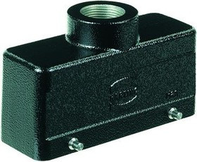 19370161421, Heavy Duty Power Connectors METAL HOOD HAN 16B 2 LVR LCKING