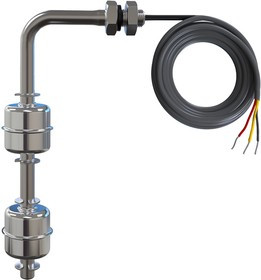 ПДУ-2.2, Датчик уровня поплавковый двухуровневый Вертикальный ,L=2500 мм