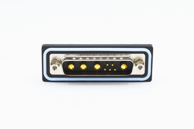 CDFR9W4113L411, Комбинированный разъем D Sub, IP67, NANOOK Series, DB-9W4, Штекер, 9 контакт(-ов)