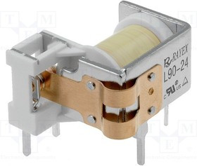 L90-24, Реле: электромагнитное, SPDT, Uобмотки: 24ВDC, 30А, Серия: L90