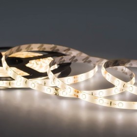 141-634, Лента светодиодная 24В, SMD5050, 14,4Вт/м, 60 LED/м, 3000К, 10мм, 5м, IP65