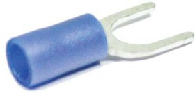 Клемма"U", 6,4мм, 1,5-4,0мм2, обжимная, синий
