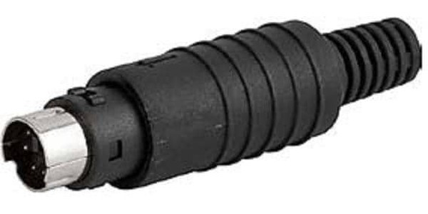 4850.1610, Вилка, DIN mini, "папа", PIN 6, пайка, на провод 4850.1610, Вилка, DIN mini, "папа", PIN 6, пайка, на провод