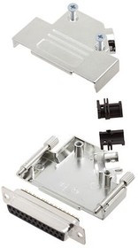 6355-0003-13, DB-25 Socket D-Sub Connector Kit, Steel