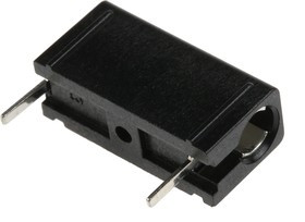 973582100, Black Female Test Socket, 4 mm Connector, Solder Termination, 16A, 60V dc, Tin Plating