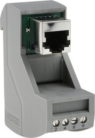 2900701, VIP-3/SC/RJ45 Series 8-Contact Female Interface Module, RJ45 Connector, DIN Rail Mount, 4A 2900701, VIP-3/SC/RJ45 Series 8-Contact Female Interface Module, RJ45 Connector, DIN Rail Mount, 4A