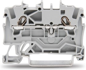 2001-1201, Клемма двухпроводная проходная 0.25-1.5(2.5)мм.кв.