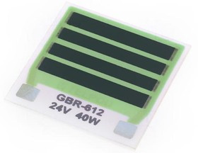 GBR-612/24/40-1, Резистор толстопленочный, нагревательный, приклеивание, 144 Ом, 40Вт