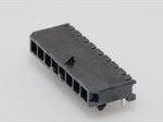 0436500800, Conn Wire to Board HDR 8 POS 3mm Solder RA Side Entry Thru-Hole Micro-Fit 3.0™ Tray