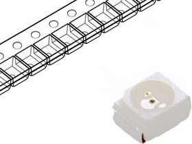 HSME-A100-M02J1, Standard LEDs - SMD AlInGaP Green Grn
