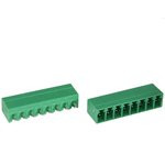 15EDGVC-3.81-08P-14-00AH, Разъемный клеммный блок на плату, 8 контактов, шаг 3,81мм