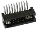 20021212-00010T1LF, Headers &amp; Wire Housings Header, Shrouded BTB, R/A, T/H, 10P