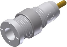 975459707, White Female Banana Socket, 2mm Connector, Solder Termination, 10A, 1000V ac/dc, Gold 975459707, White Female Banana Socket, 2mm Connector, Solder Termination, 10A, 1000V ac/dc, Gold