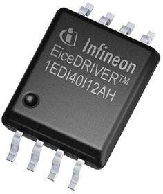 1EDI40I12AHXUMA1, Драйвер БТИЗ, высокой стороны, 7.5A, 3.3В до 15В питание, 300нс/300нс задержка, SOIC-8