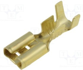 3805.60, Наконечник: плоская, 4,8мм, 0,8мм, "мама", 1,5-2,5мм2, обжим