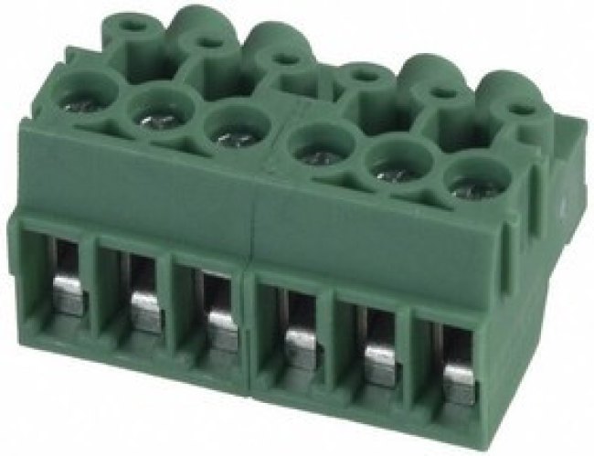 1984057, Pluggable Terminal Blocks 6 Pos 3.5mm pitch Plug 26-14 AWG Screw