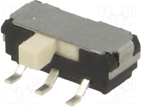 MSS-2245S, Переключатель: движковый, Пол: 2, DPDT, 0,3A/6ВDC, ON-ON, -25-70°C