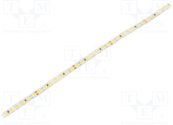 HH-S168F005-2835-24 WW WHITE PCB IP20, Лента LED, белый теплый, 2835, 24В, LED/м: 168, 5мм, белая PCB, IP20