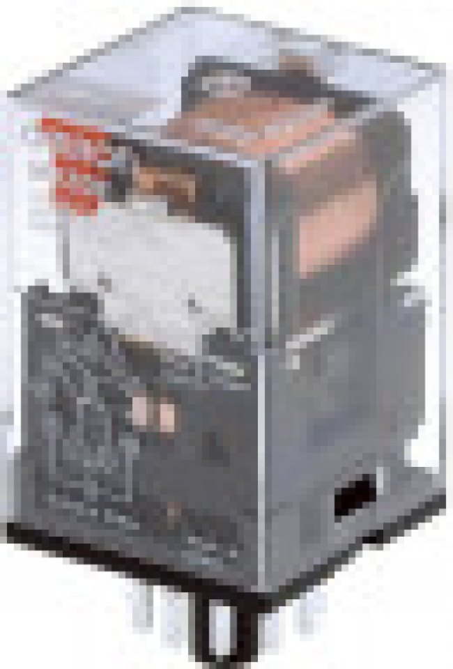 MKS2PIAC230, Универсальное реле, серия MK-S, силовое, без защелки, DPDT, 230В AC, 10А