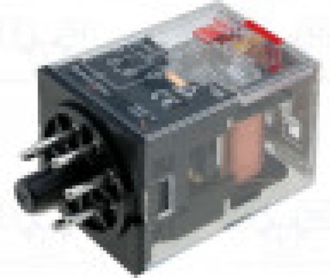 MKS2PIAC230, Универсальное реле, серия MK-S, силовое, без защелки, DPDT, 230В AC, 10А